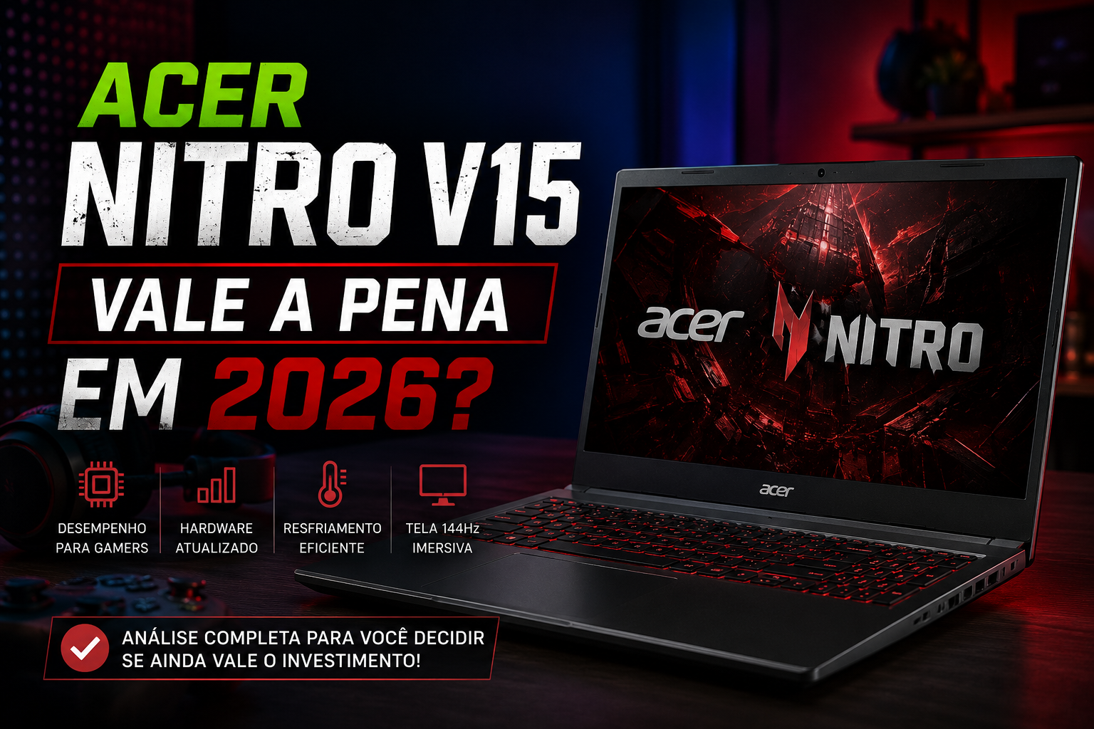 Acer Nitro V15 Vale a Pena em 2026?